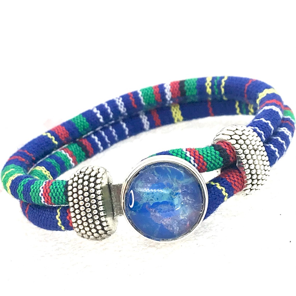 Bracelet Cotton Noosa Handmade 20mm snap SB20
